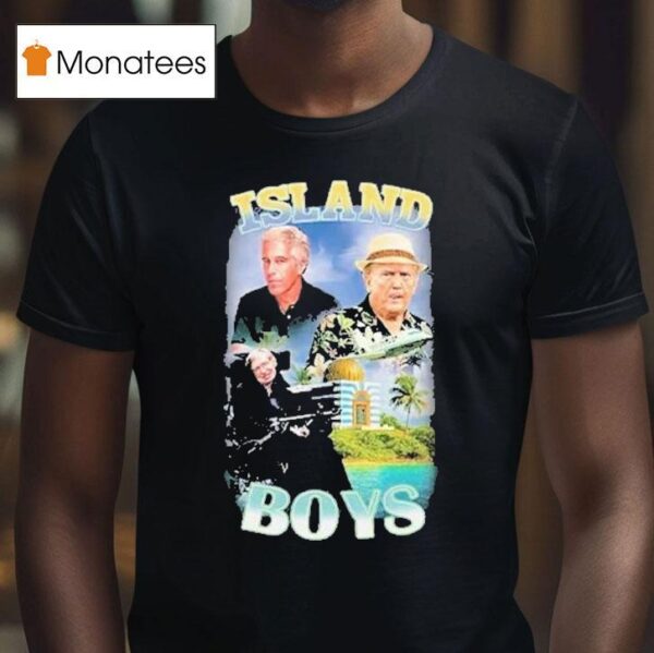 Jeffrey Epstein Trump And Stephen Hawking Island Boys T Shirt