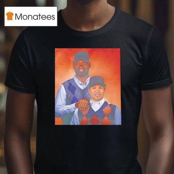Jose Altuve And Yordan Alvarez Step Brothers Houston Astros T Shirt