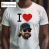 Josef Newgarden Wearing I Love Ryan Blaney T Shirt