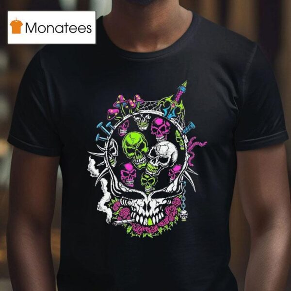 Josh Freydkis Skeleton Factory Skull T Shirt