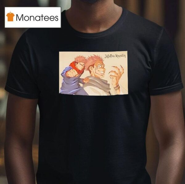 Jujutsu Kaisen Itadori Yujie Sukuna Finger Graphic T Shirt