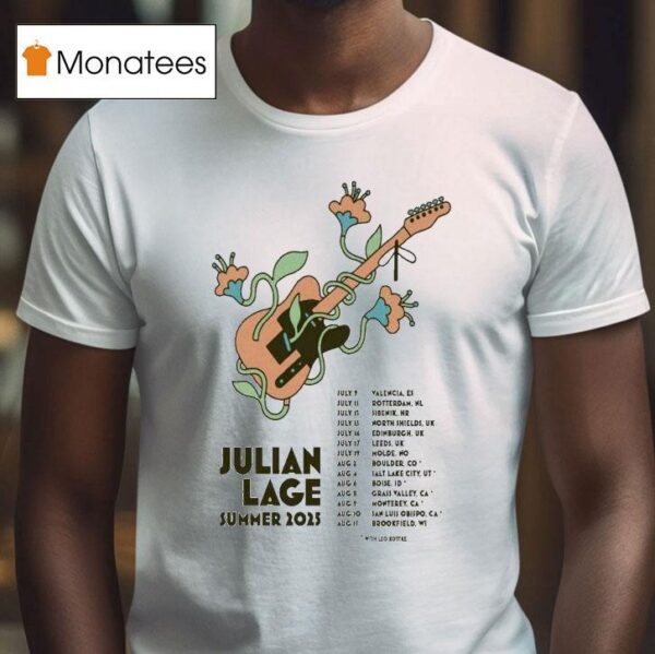 Julian Lage Summer Tour Dates T Shirt