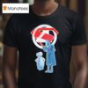 July Is Super Fantastic Fantastic Four X Superman Herbie And Robot Number T Shirt