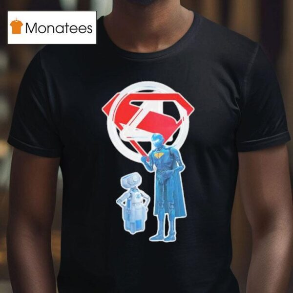 July Is Super Fantastic Fantastic Four X Superman Herbie And Robot Number T Shirt