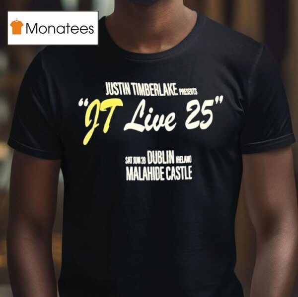 Justin Timberlake Presents Jt Live Sat Jun Dublin Ireland Malahide Castle T Shirt