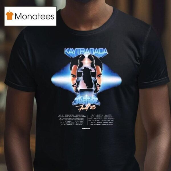 Kaytranada Justice Fall North America Tour Dates Faces Head T Shirt