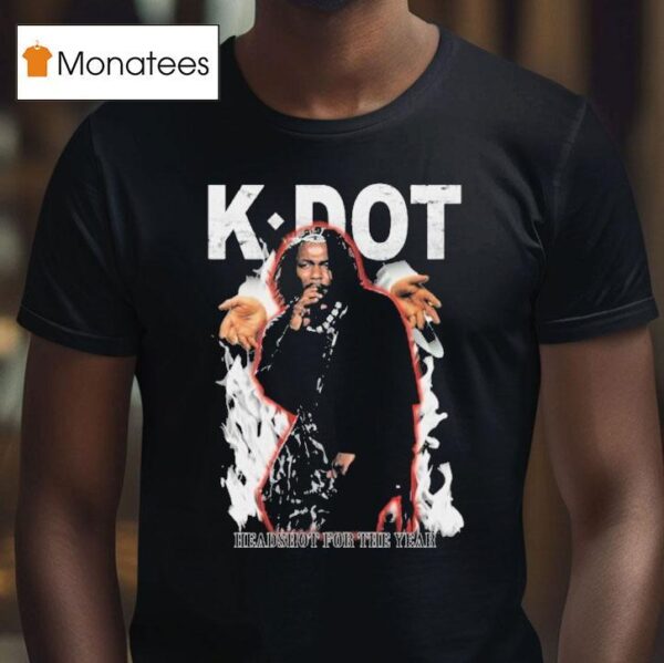 Kendrick Lamar K Dot Headshot For The Year T Shirt