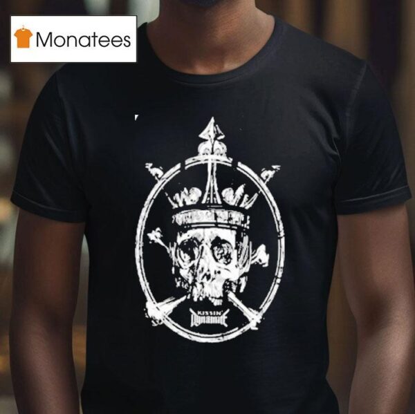 Kissin Dynamite King Skull Head T Shirt