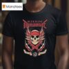 Kissin Dynamite Long Live Rock N Roll Skull T Shirt