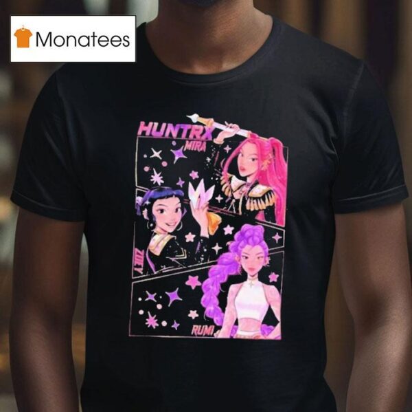 Kpop Demon Hunters Russ Cash Stack Into The Wild Tour T Shirt