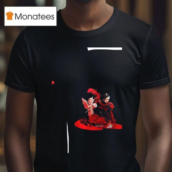 Lady In Red Graphic T Shirt