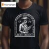 Liberty Or Death No Weapon Formed Against Me Shall Prosper Skull Patriot T Shirt