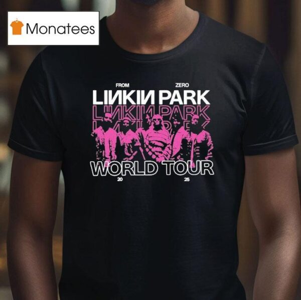 Linkin Park From Zero World Tour July Werchter Belgium T Shirt