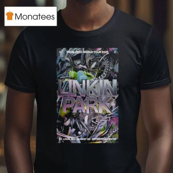 Linkin Park From Zero World Tour Show St Louis Mo T Shirt