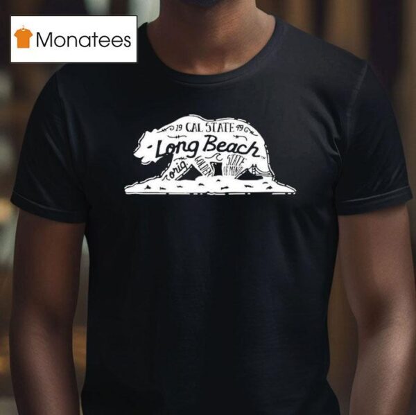Long Beach State Of The Month Bear T Shirt