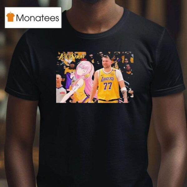 Luka Doncic X Megurine Luka Enjoy The Luke Show Los Angeles Lakers T Shirt