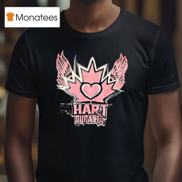 Maple Leaf Wings Bret Hart Dynasty T Shirt