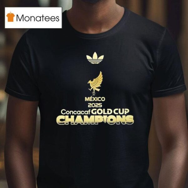 Mexico Concacaf Gold Cup Champions Bicampeones All Over Prin T Shirt