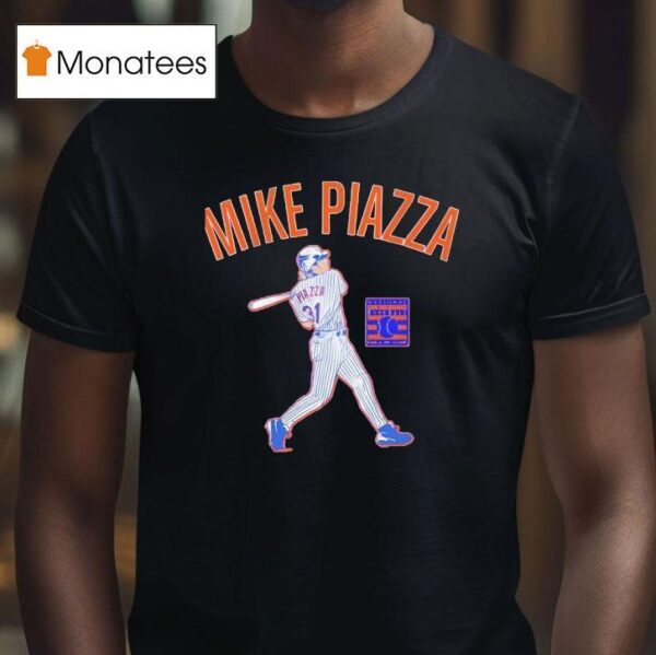 Mike Piazza Slugger Swing New York Legend T Shirt