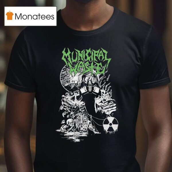 Municipal Waste Biotech Gasmask T Shirt