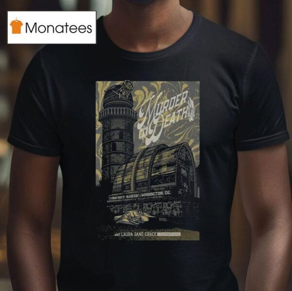 Murder By Death Black Cat July Washington D C T Shirt