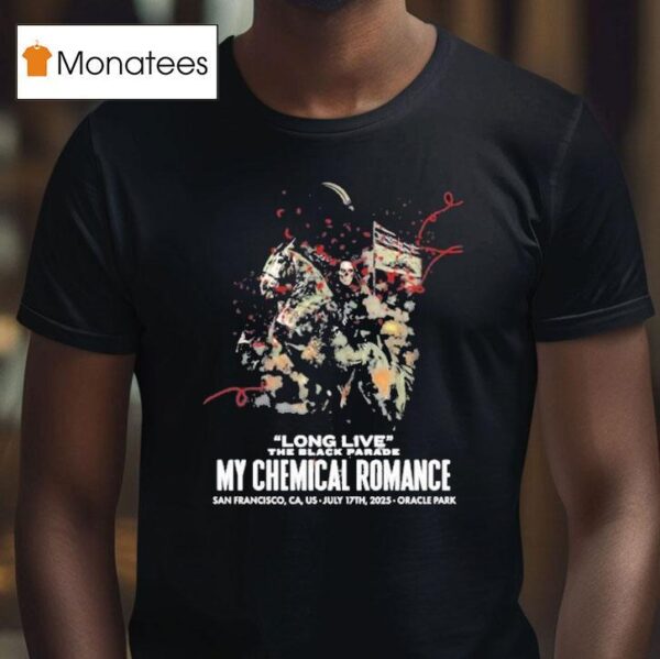 My Chemical Romance July Oracle Park San Francisco Ca T Shirt