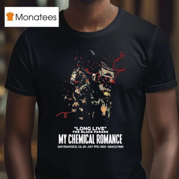 My Chemical Romance San Francisco Ca Us July Th Oracle Park Long Live North American Stadium Tour T Shirt