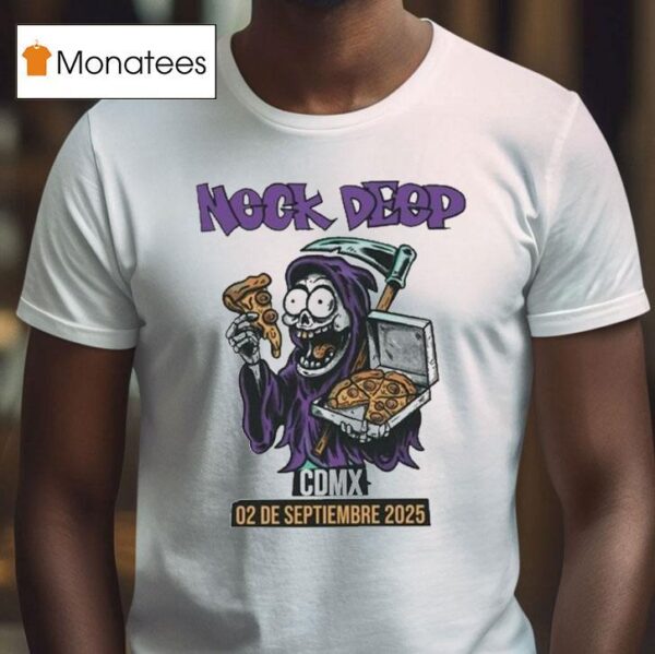Neck Deep Cdmx Sept Auditorio Bb Mexico T Shirt