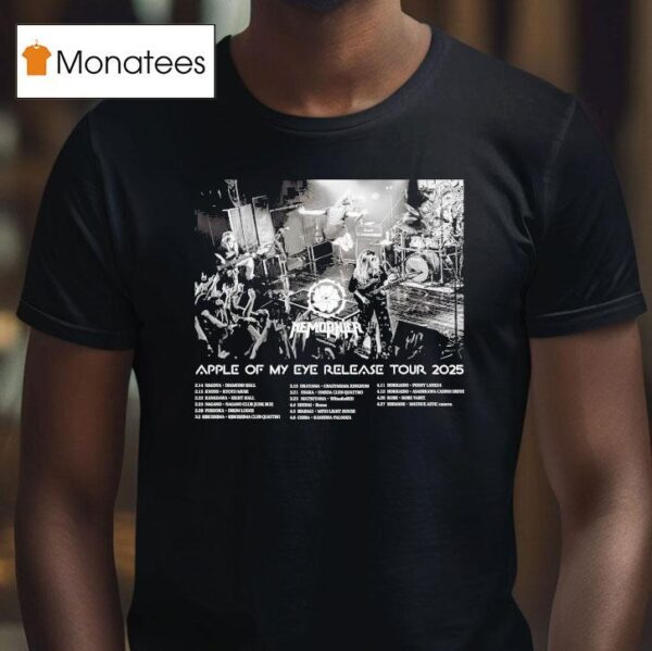 Nemophila Apple Of My Eye Release Tour Dates T Shirt