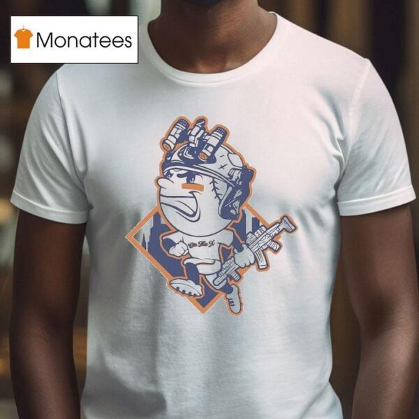 New York Mets Mr Met On The X Masco T Shirt