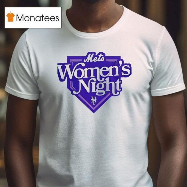 New York Mets Women S Night Logo T Shirt