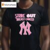 New York Yankees Strike Out Breast Cancer T Shirt