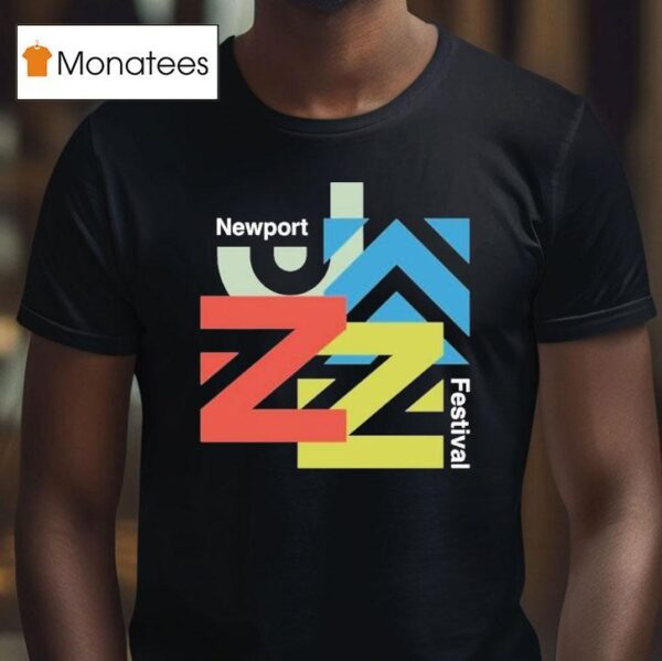 Newport Jazz Festival Letterforms T Shirt
