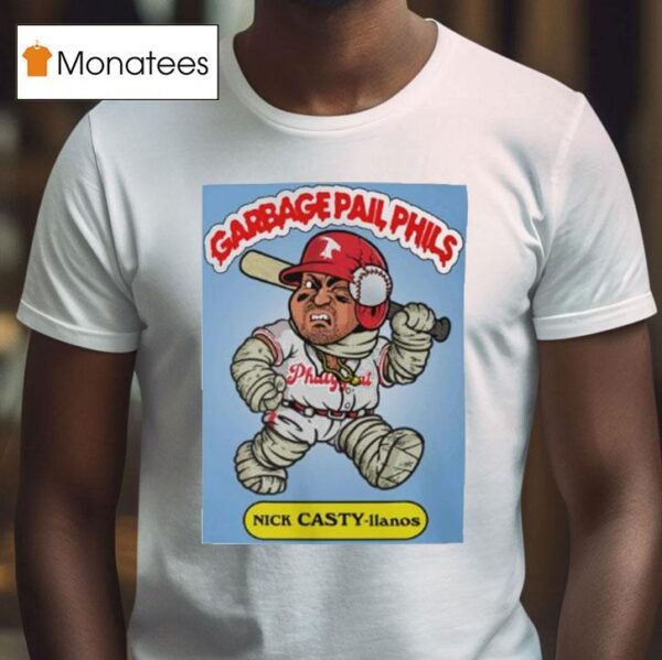 Nick Castellanos Nick Casty Ilanos Garbage Pail Phils T Shirt