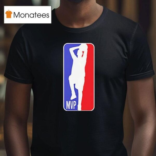 Nikola Jokic Mvp Shooting Basketball Logo T Shirt