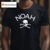 Noah Jolly Roger Logo Skull T Shirt