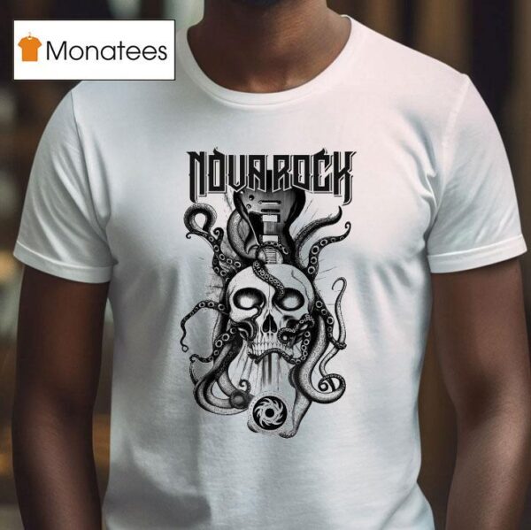 Nova Rock Festival Sword Skull T Shirt