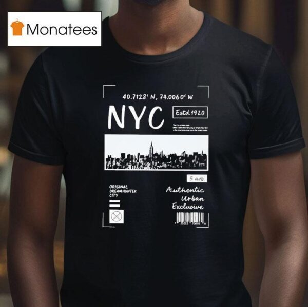 Nyc Estd Authentic Urban Exclusive T Shirt