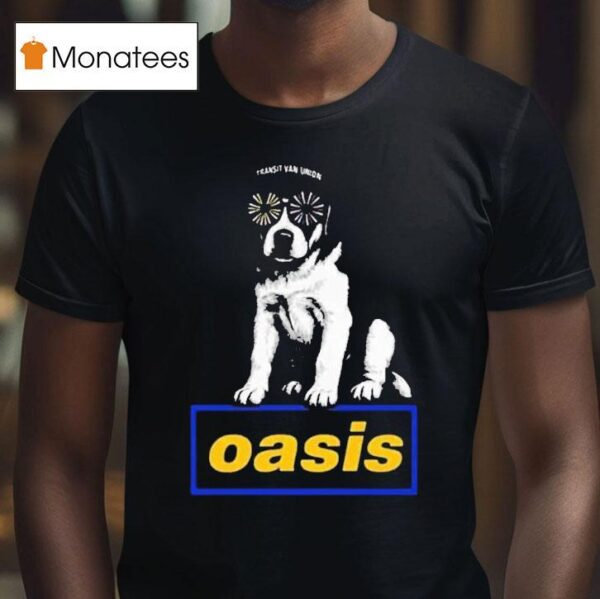 Oasis Transit Van Union Mad Dog T Shirt