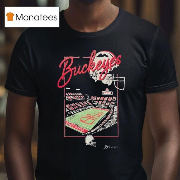 Ohio State Buckeyes Columbus Beyond The Game Signed T Shirt