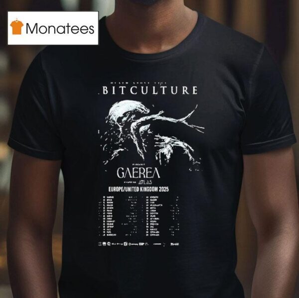 Orbit Culture Death Above Life With Gaerea X Atlas Support Eu Uk Tour Dates T Shirt