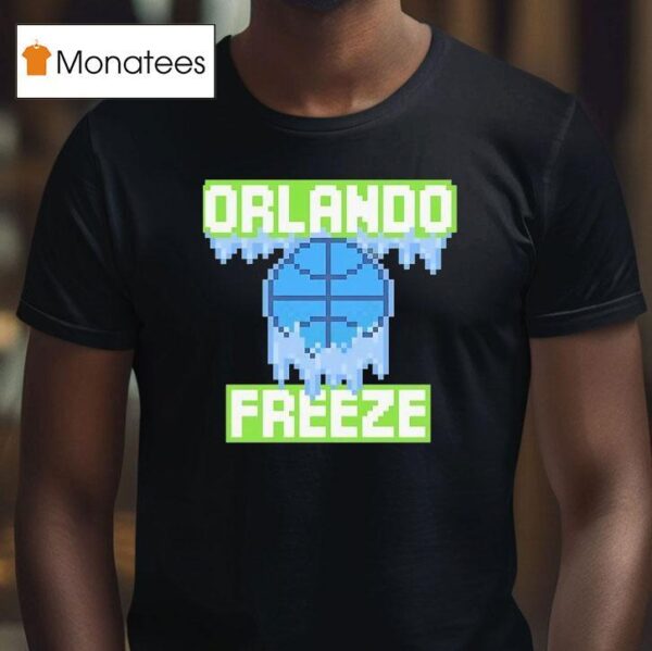 Orlando Freeze Basketball Pixel T Shirt