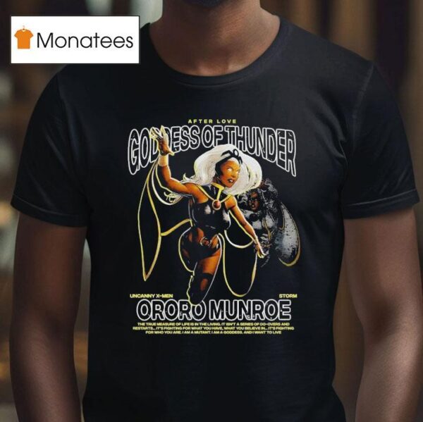 Ororo Munroe Goddess Of Thunder T Shirt