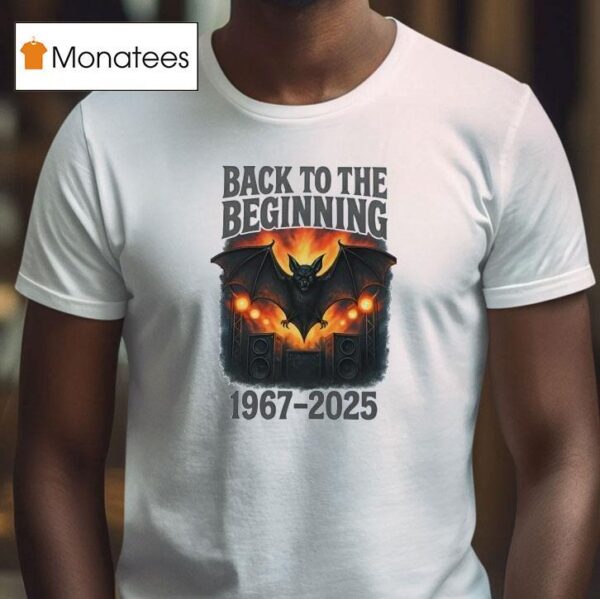 Ozzy Osbourne Bat Back To The Beginning T Shirt