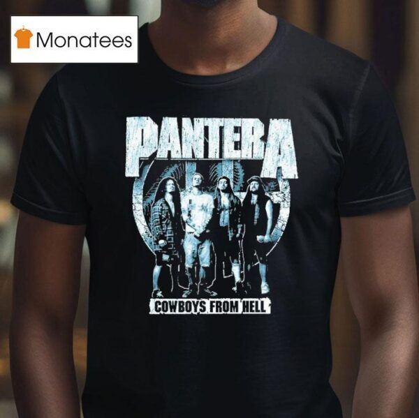 Pantera Cowboys From Hell Tour Dates Photo T Shirt
