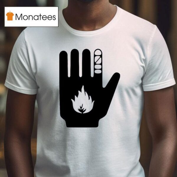 Pedro Pascal Wearing Ceasefire Now Msf White T Shirt