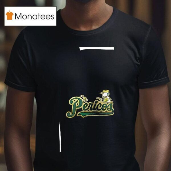 Pericos De Puebla X Peanuts Cartoon T Shirt
