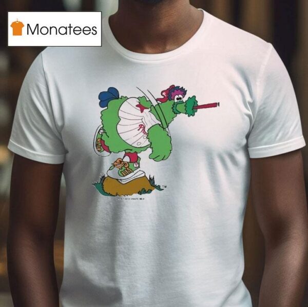 Philadelphia Phillies Phillie Phanatic Phillies Pitching Masco T Shirt