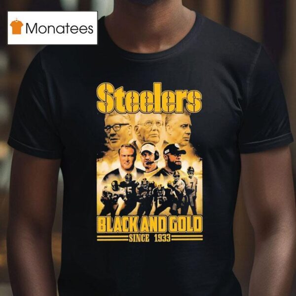 Pittsburgh Slers Black And Gold Since T Shirt