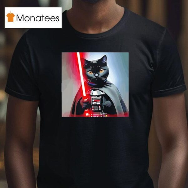 Planet Cat Vader Star Wars T Shirt